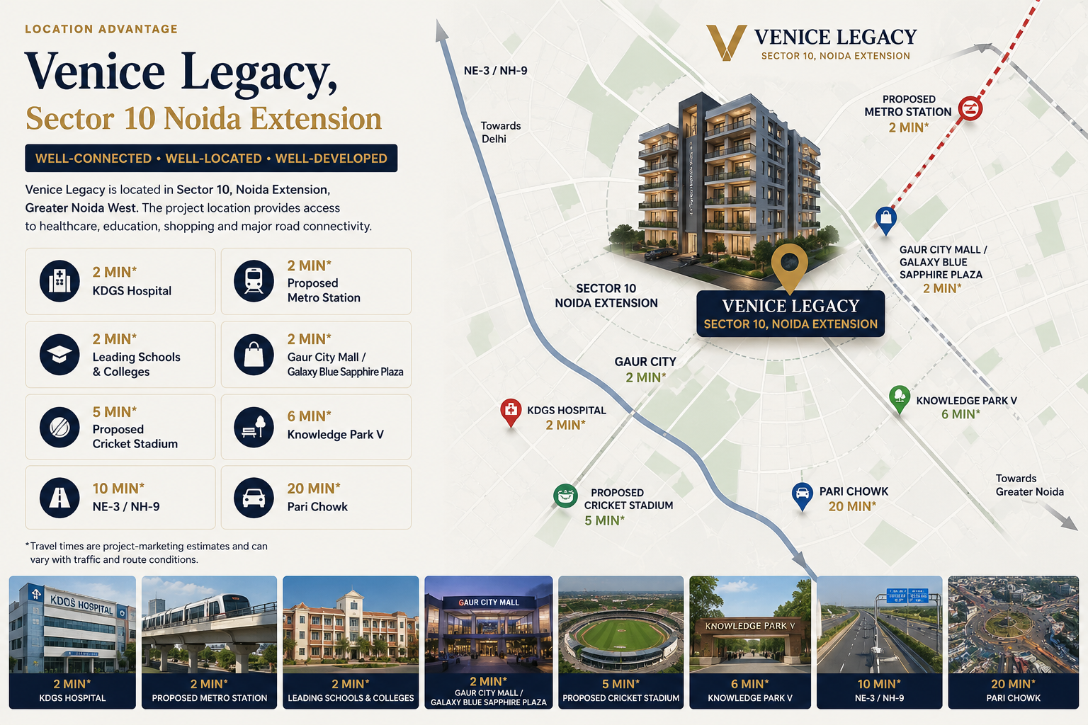 Venice Legacy location map Sector 10 Noida Extension Greater Noida West
